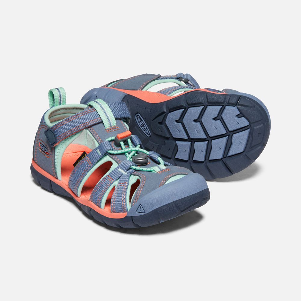 Keen Sandaal Kinderen Blauw/Grijs - Seacamp Ii Cnx - 01932-PBWF